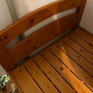 (木製、1000円)　シングルベッド
