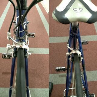 カスタム(希少) 変速ブルホーンロードバイク GT ZR50 2x9速