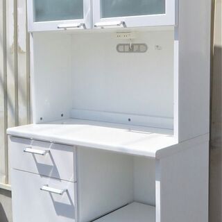 （株）ユーアイアガペー《キッチンボード》食器棚　W900×D500×H1955mm