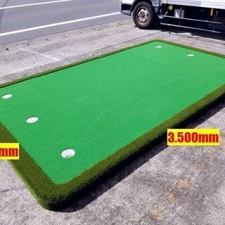 【ネット決済】折り畳み式 ゴルフショップ ゴルフパター練習台 3...