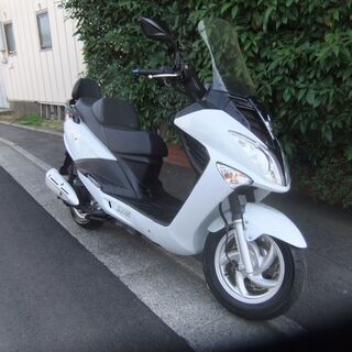 SYM RV125i フルサイズ125cc FI実働中古美車 バッテリーフル充電済み