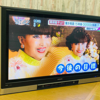 42型プラズマテレビ　HITACHI Wooo HR01 P42...
