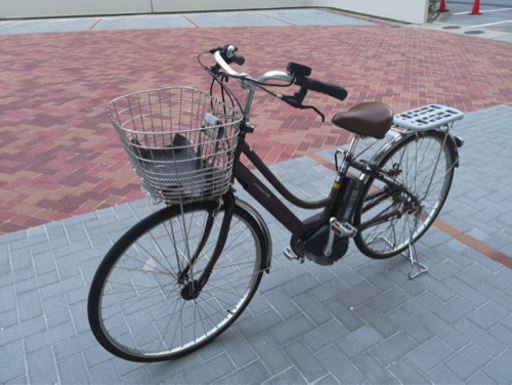 美品 YAMAHA PAS 電動自転車 シティ S CITY-S 27インチ 褐色 (引き取り限定)