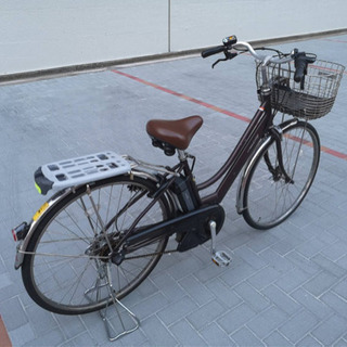 美品 YAMAHA PAS 電動自転車 シティ S CITY-S 27インチ 褐色 (引き取り限定) 美品 YAMAHA PAS 電動自転車 シティ S CITY-S 27インチ 褐色 (引き取り