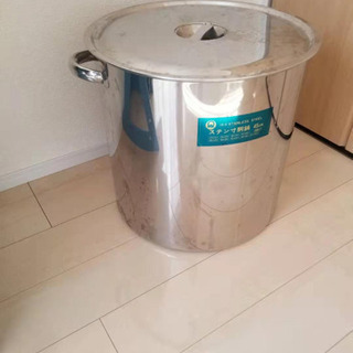 新品未使用品　業務用　半寸胴鍋45cm