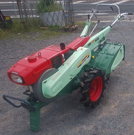 鹿児島発　ヤンマー8馬力ディーゼル耕うん機YC80-G タイヤ新品交換済み