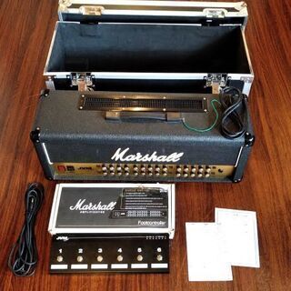 Marshall JVM410H ヘッドアンプ　中古　動作確認済　フットペダル・ハードケース付き