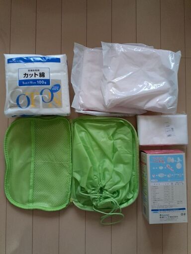 お譲りします 産後用品 手動搾乳器 オムツポーチ 産後用ナプキン カット綿 晒 ヒロ 西熊本の産後 用品 その他 の中古あげます 譲ります ジモティーで不用品の処分