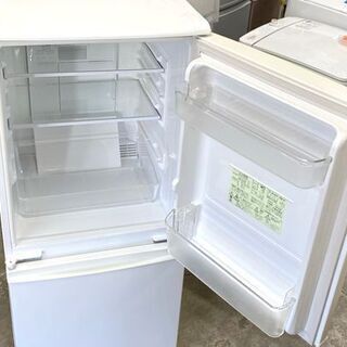  冷蔵庫 2ドア 137L 2010年製 シャープ SJ-S14S ホワイト つけかえどっちもドア SHARP  100Ｌクラス☆ PayPay(ペイペイ)決済可能 ☆ 札幌市 白石区 東札幌 アウトレットモノハウス白石店