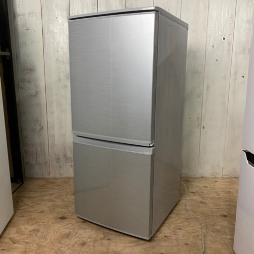 激安店舗 4/2 終 SHARP ノンフロン 冷凍冷蔵庫 SJ-D14B シルバー 2016年製 2ドア 137L 冷蔵庫 シャープ 菊KB 冷蔵庫