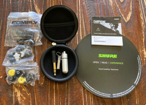 決定しました]SHURE AONIC5 クリア色 ワイヤレスイヤホン