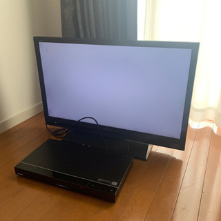 TVとブルーレイ HDDのセット　すぐ見れます