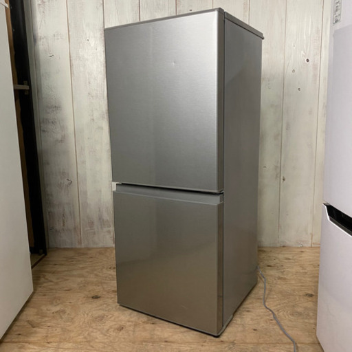 4/17 終 高年式 AQUA ノンフロン 冷凍冷蔵庫 AQR-13J シルバー 2020年製 2ドア 126L 冷蔵庫 アクア 菊KB