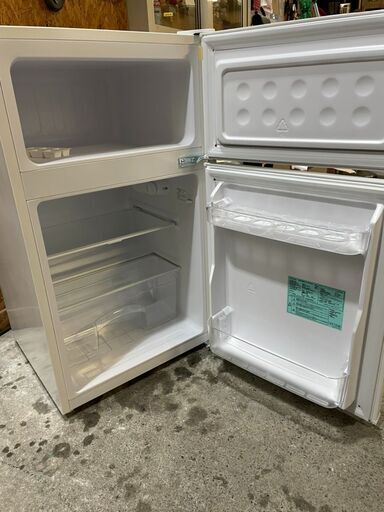 H3155　ハイアール　８５L　2018年　2ドア冷蔵庫