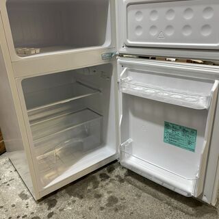H3155　ハイアール　８５L　2018年　2ドア冷蔵庫 H3155 ハイアール 85L 2018年 2ドア冷蔵庫
