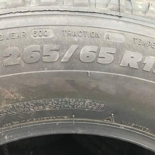 納車前外し】プラド純正17インチタイヤ ミシュラン265/65r17