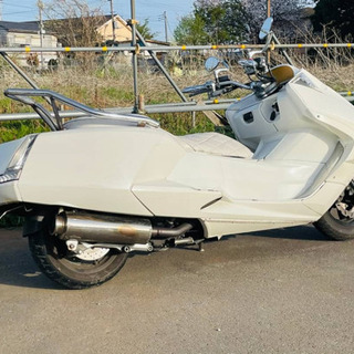 オールホワイトカラー‼︎【YAMAHA マグザム】LEDブルー‼︎ エアロパーツ‼︎ オールホワイトカラー‼︎【YAMAHA マグザム】LEDブルー‼︎ エアロパーツ‼︎