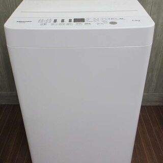 【ネット決済・配送可】ss1934　ハイセンス　洗濯機　5.5k...