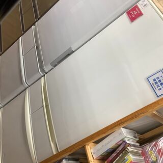 Panasonic 5ドア冷蔵庫 NR-ETR438-W 2014年製 426L 123L ヤケ