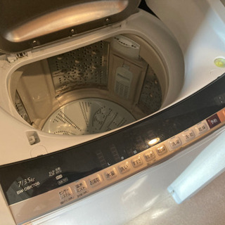 5月末のお受け渡し) HITACHI 縦型洗濯乾燥機 ビートウォッシュ シャンパン