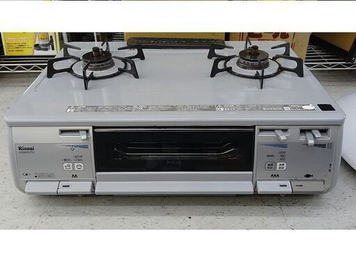 売約済【恵庭】リンナイ ガステーブル RT63VHT-R 右強火力 LPガス 15年製 中古品 PayPay支払いOK!