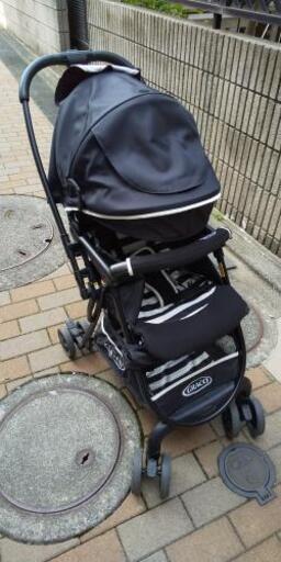 Greco シティライトRアップ ベビーカー☆未使用レインカバー付