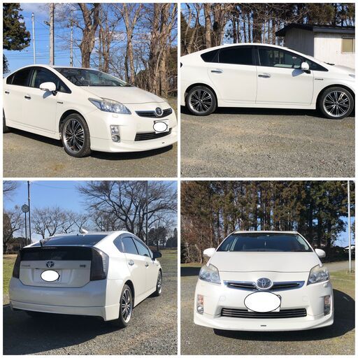 税金込み 車検長い キレイ 30プリウス 10万キロ モデリスタエアロ 社外テール 18インチaw Ledヘッドライト 新堂 三沢のプリウスの中古車 ジモティー