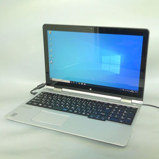 送料無料 タッチ 薄型シルバー ノートパソコン 中古動作良品 15.6型 NEC PC-VJ22TWENL 第5世代Core i5 8GB 500GB カメラ Windows10 Office