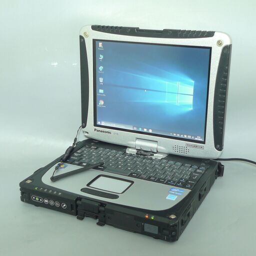 送料無料 防振防塵防水 タッチ機能 タフブック 中古良品 10.1型 Panasonic CF-19AW1ADS 第2世代Core i5 4GB 320GB 無線 Win10 Office