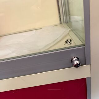 店舗用 開業用 ガラスケース ショーケース 陳列棚 LED照明付 強化ガラス５㎜ ペットショップや洋服店、洋菓子店(ケーキ屋)等 幅1200奥行450高さ919mm 業務用ガラスケース ショーケース | スズキ