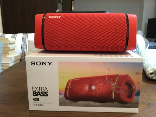 【美品】Sony スピーカー　赤