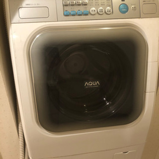 【ネット決済】【美品・清掃消毒】洗濯機　サンヨーAqua 説明書付