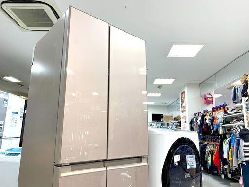 1年間動作保証付　MITSUBISHI　6ドア冷蔵庫　MR-WX52C-F　517L　2018年製【トレファク南柏店】