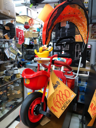 ides ミッキーマウス三輪車 大人気☆ディズニー三輪車（ミッキーマウス