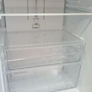 シャープ(SHARP) SJ-PD27A-T　ノンフロン2ドア冷凍冷蔵庫　高濃度プラズマクラスターダークウッド　270L 2015年製