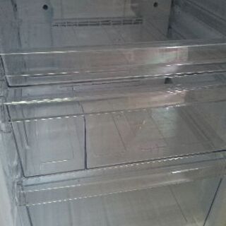 シャープ(SHARP) SJ-PD27A-T　ノンフロン2ドア冷凍冷蔵庫　高濃度プラズマクラスターダークウッド　270L 2015年製