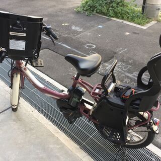 地域限定送料無料　ヤマハ　パスバビー　アン　三人乗り　12,3AH　2019年　ビッケ　ギュットアニーズ　神戸市　電動自転車