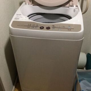 洗濯機。キレイです。時々エラー音あり。