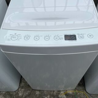 ■都内近郊無料で配送、設置します■2019年製　 Amadana 洗濯機　AT-WM45B 4.5kg■AM07