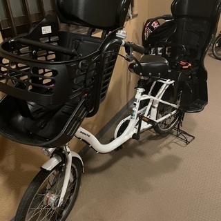 チャイルドシート付き自転車　