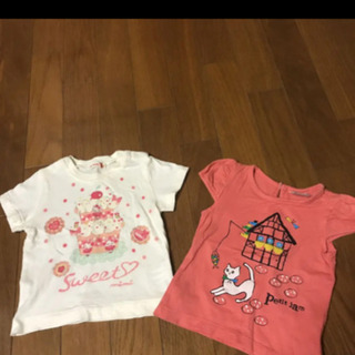 ニットプランナーTシャツ70 ＆プチジャムTシャツ80 2枚セット！