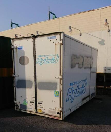 【香取市山之辺】【3t車でも配送可】中古コンテナ 長さ約360cm×幅178cm×高さ230cmくらい 配送可 No.N-1