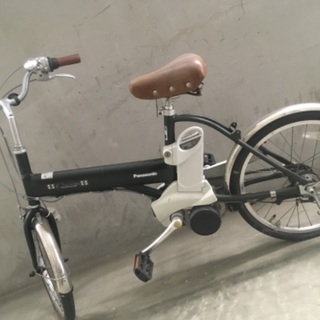 Panasonic電動アシスト自転車■充電器・ポンプ・防犯チェーン付き