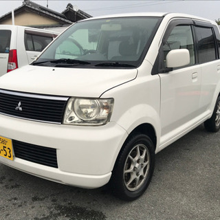 【ネット決済】☆【商談中】すぐ乗れます！軽自動車　EKワゴン　白...