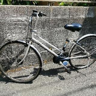 電動アシスト自転車 パナソニック BE-ELDT752S シルバー 27型