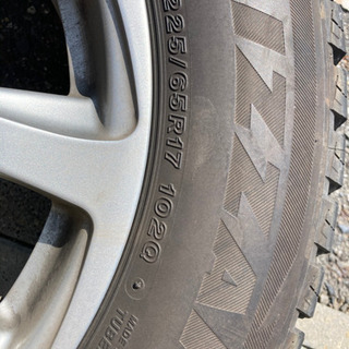 エクストレイル純正ホイールスタットレス付き 225/65 R17（楽天