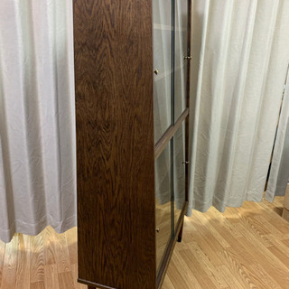 【値下げしました】レトロ 食器棚 アメリカ アジアン 棚 チェスト ケース ショーケース ビンテージ