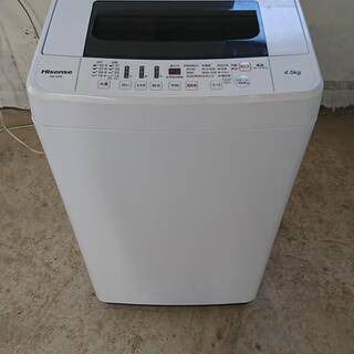 [美品] Hisense ハイセンス 洗濯機 HW-T45A 2...