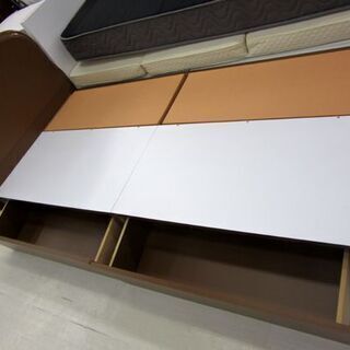 シングルベッド マットレス付き 200×98×51cm 収納付き フレーム ニトリ ベット 引き出し 寝具 家具 札幌 厚別店 シングルベッド マットレス付き 200×98×51cm 収納付き フレーム ニトリ