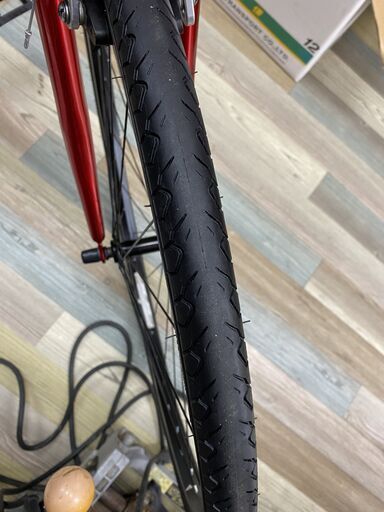 CORVETTE】シボレー ロードバイク 美品 赤 自転車 シマノ 6段切替付